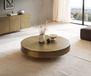 Ryo Table basse 120x30 cm or métallique
