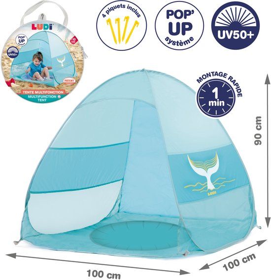 Ludi Multifunctioneel Ploeterbad - Pop-up UVtent