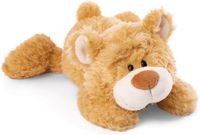 Liggend NICI 48777 Mielo zachte teddybeer, 20 cm, schattig pluche dier om te knuffelen en te spelen, voor kinderen en volwassenen, beige