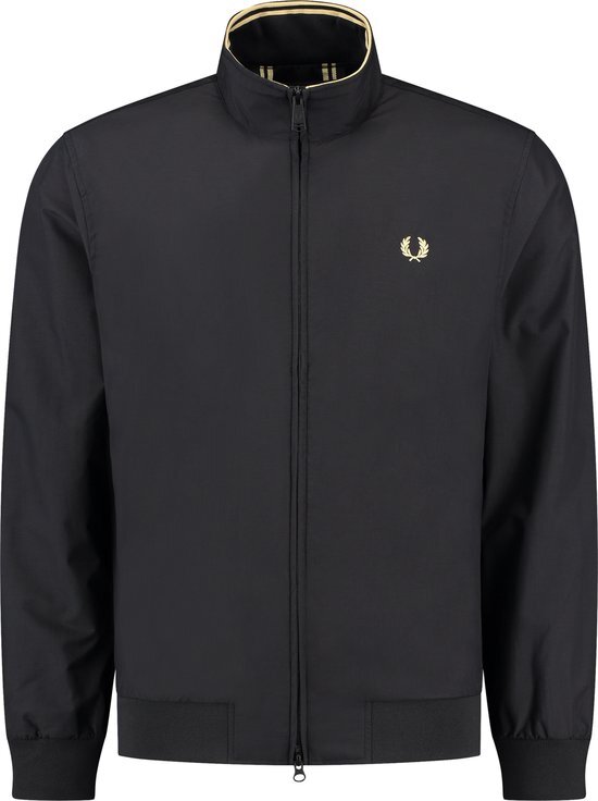 Fred Perry Brentham Jacket J2660 - heren zomerjas - zwart - Maat: S