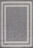 Ayyildiz Aruba Tapis – Gris/Crème – Poil court & hydrofuge – Convient pour intérieur & extérieur – 160x230 cm