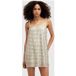 AllSaints Opeline Emb Robe Blanc/or Taille: 6
