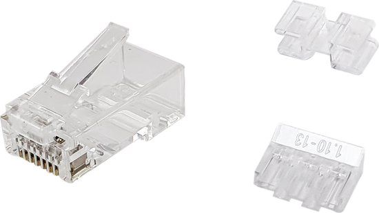 Equip Connector RJ45 Categorie 6 UTP 121146 Transparant 100 Stuks
