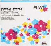 FLWR - Epson 378XL Multipack Cartridges - Zwart en Kleur - XL Cartridge - 5900 Pagina's