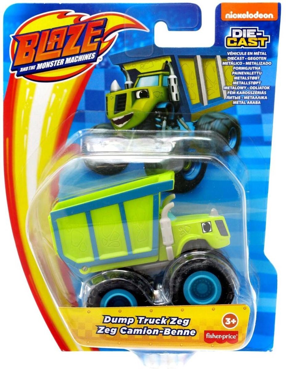 Blaze and the Monster Machines Blaze Diecast Dump Truck Zeg