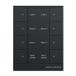 Busch-Jaeger 2CKA006220A0898 smart home bedieningspaneel, model SB-F-8.0.11-885, 8-voudig, Busch-Tenton, mat zwart, 1 stuk