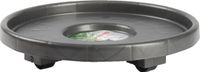 Forte Plastics Plateau pour plantes/rouleur rond anthracite plastique 34 cm - Trolleys pour plantes d'intérieur