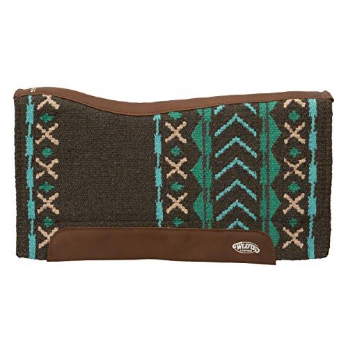 Weaver Leather Synergy Sport Foam Saddle Pad - Mojave - Charcoal/Turquoise - 33" x 38"