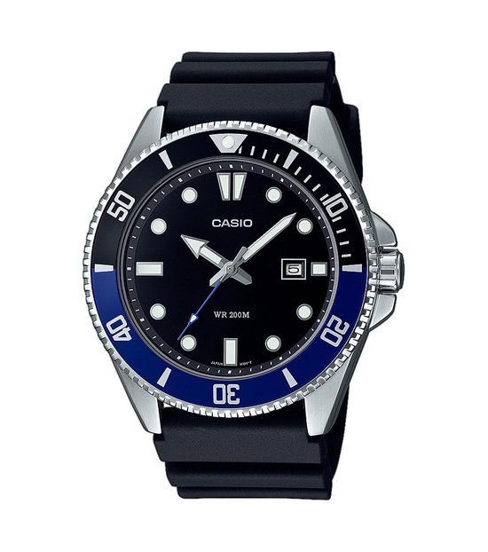 Casio Collection MDV-107-1A2VEF Herenhorloge - Zwart - 44.2 mm