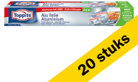 Aanbieding: Toppits aluminium folie | 24 meter | 29,5 cm (20 rollen)