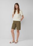 s.Oliver Jeans-Hose KAROLIN Bootcut Fit Vrouwen Olijfgroen W46