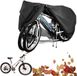VHV - Porte-vélos - Housse de vélo imperméable en Oxford avec trous de fixation - 200 x 80 x 110 cm - Pour extérieur