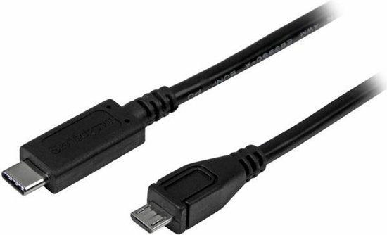 StarTech.com USB-C naar Micro USB 2.0 Kabel - 1m - Zwart