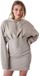Project X Paris Robe sweat Femme Beige XS