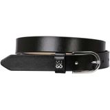 HUGO Leren Riem Zoey Sz25 Belt W90 Black Zwart