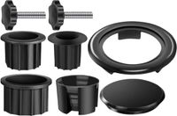 Merkloos Terrasparapluhouder, buitenparaplubeugel, lichtgewicht ondersteuningsconnector 12 x 8 x 6 cm, algemeen Klemdeel, ideaal voor balkon, tuin, terras