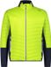 CMP Hybride jas voor hommes, maat 48, limegroen, nylon, waterafstotend, PFC-vrij