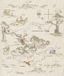 Komar Fotobehang - Winnie Pooh Map 200x240cm - Vliesbehang