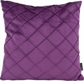 NOVÉE Velvet Cross Paars Kussenhoes | Fluweel/Polyester | 45 x 45 cm