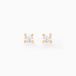 Boucles d'oreilles Puces Doreen Or Jaune Oxyde de Zirconium