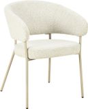 LABEL51 Takumi Eetkamerstoel - Naturel - Prestige - Taupe Metaal