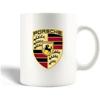 Porsche Keramische mok maniacase, Porsche Logo Auto