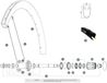 Mavic Cosmic Pro Carbon Sl Ust Achterste Rechter Spaken 12 Eenheden Zwart 260 mm