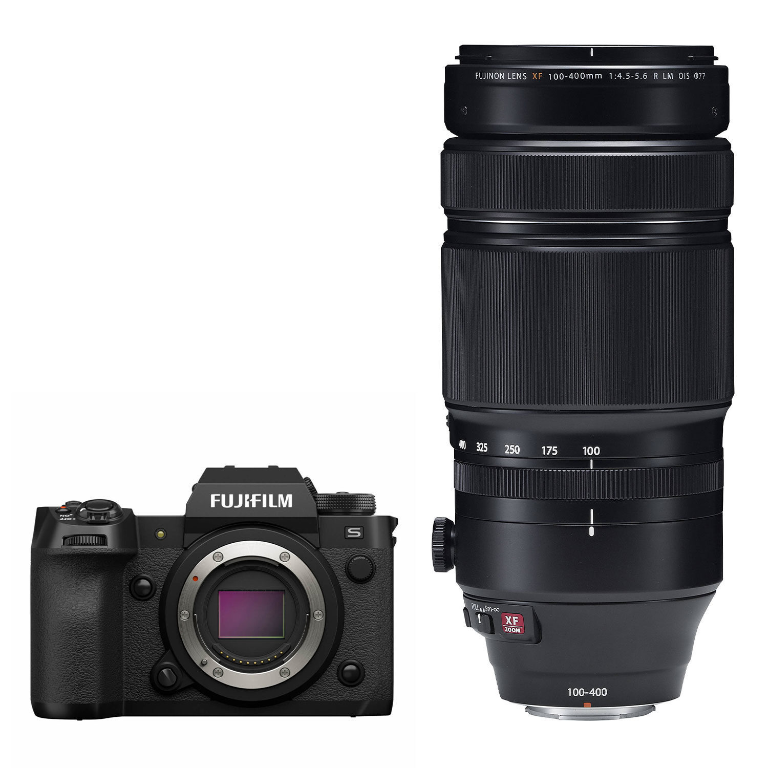 Fujifilm X-H2S systeemcamera Zwart + XF 100-400mm