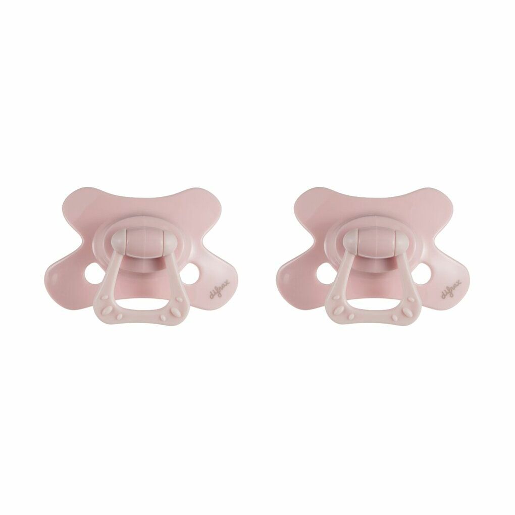 Difrax Natural 6+M Fopspeen - Roze