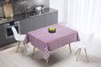 Bonamaison Tafelkleed, Anti-Mold, Sneldrogend, Waterdicht, 100% Polyester Tafellaken, Willekeurig patroon, 140 x 140 Cm