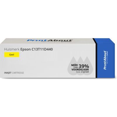 Huismerk Epson C13T11D440 - Inktcartridge - Geel - Hoge capaciteit