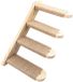 Ibenzoa® Étagère pour chat en pin avec corde en jute
