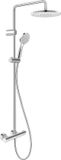 Duravit Regendouche Systeem 1000 MinusFlow – Thermostatisch – 3 Straalsoorten – Waterbesparend – Chroom Hoogglans