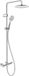 Duravit Regendouche Systeem 1000 MinusFlow – Thermostatisch – 3 Straalsoorten – Waterbesparend – Chroom Hoogglans