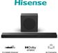 Hisense AX3120Q Noir 3.1.2 kanalen 440 W Soundbar