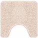 vidaXL Set de tapis de bain antidérapants crème 50 x 50 cm PP