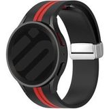 Strap-it Samsung Bracelet magnétique sport Galaxy Watch 6 44mm (noir/rouge)