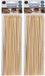 Merkloos Bamboe houten sate prikkers - spiezen - 30 cm - 100x stuks