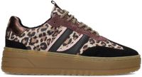 Poelman PS Poelman Dames Sneakers - Wit Met Roze Combinatie