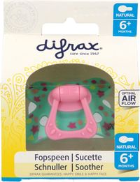Difrax Fopspeen Combi - 6+ Maanden - Meerkleurig