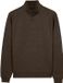 Baileys Pull Homme Coupe Régulière Demi-zip Pull Marron 623101-809