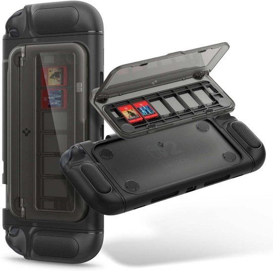 Spigen Snap Case Nintendo Switch 2 (2025) – Hoes met Afneembare Gamecard Opslag - Standaard – Dock Compatibel – Zwart