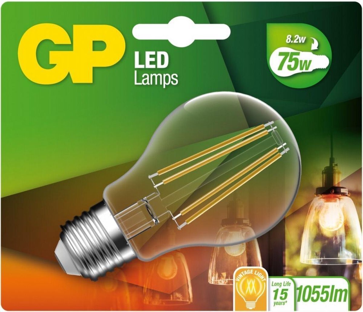 GP Batteries LED classic filament 8,2W E27 079934