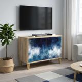 Maison Exclusive meuble TV RAALTE, 69 x 33 x 50 cm, placage hêtre