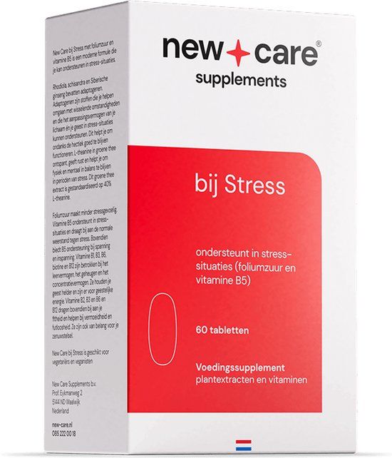 New Care Bij Stress - 60 tabletten - vegan