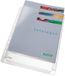 Leitz Maxi brochurehoes sterk multiperforatie met zijplooien opening boven A4 5 stuks transparant