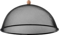 Esschert Design Luxe stevige vliegenkap/voedselkap - zwart - metaal - D43 x H21 cm