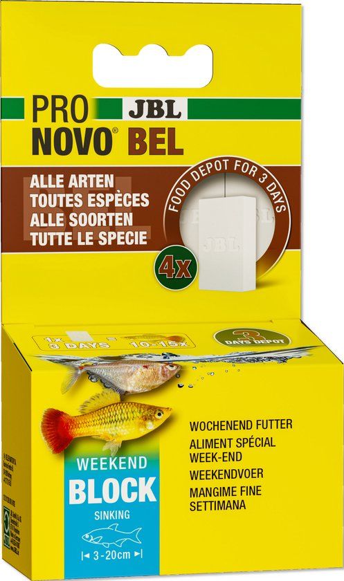 JBL ProNovo Bel Weekend 4 voerblokken