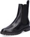 Tamaris Dames Chelseaboot 1-1-25392-29 Zwart Leer Maat 38