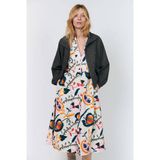 Lollys Laundry tussenjas met wol - grijs